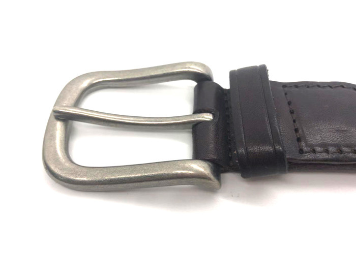 Durable Mens Casual Leather Belt With Zinc Alloy Buckle Material