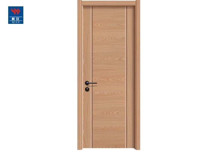 Waterproof Eco-Friendly Wood Plastic Panel Modern Bathroom Design Interior WPC Doors