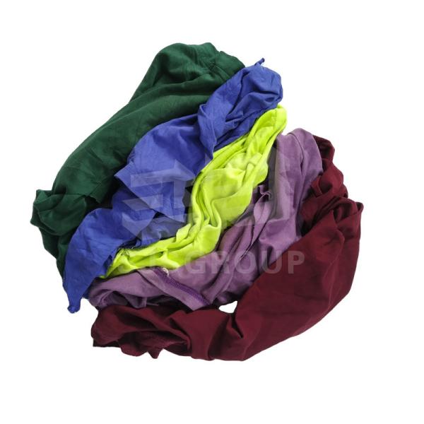 All-purpose 100% Cotton Cut Used Clothing Rags T Shirt Cutting Rags for