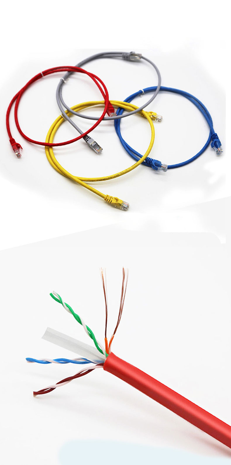 UTP Shield 24AWG Cat6 Patch Cord Ethernet Patch Cable For Seamless Connectivity