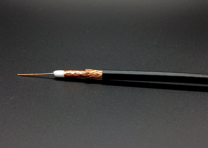 RG59U 75 Ohm Coaxial Cable 3.7Foam PE Golden Color Foil Customized Color