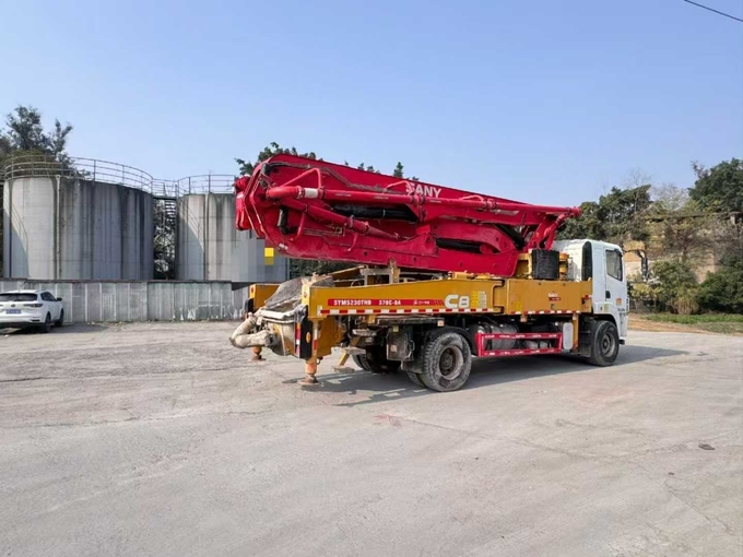 Sany 37m Concrete Pump Truck with Hydraulic Chassis and Wide Machining Process