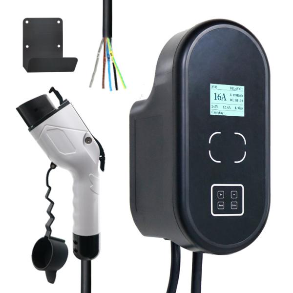 8A 3.6KW Level 2 Electric Vehicle Charger Portable Electric Car Home Charging