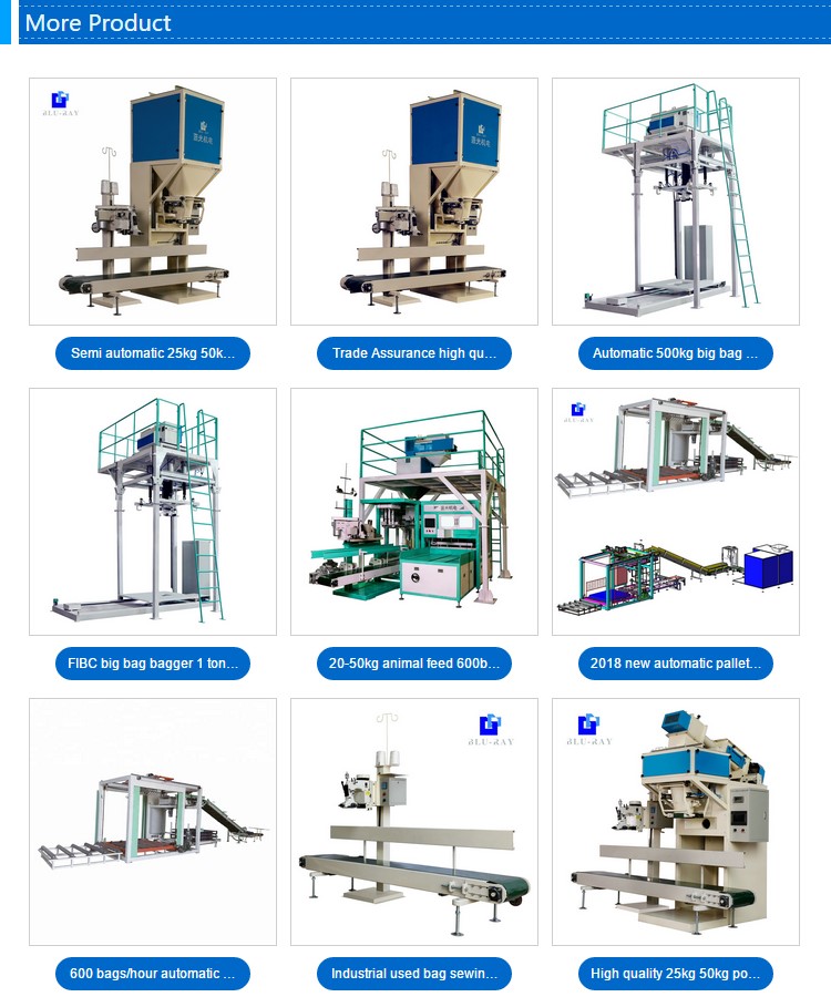 Semi Auto 20kg 50kg Aluminum Sulfate Belt Packing Machine