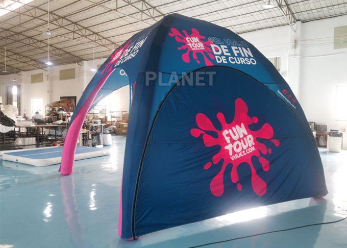 Pink Portable Oxford 2.5x2.5x2.3m Advertising Inflatable Tent