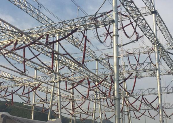 Quality 230KV Power Transmission Substation Structure High Strength Easy To Install for sale
