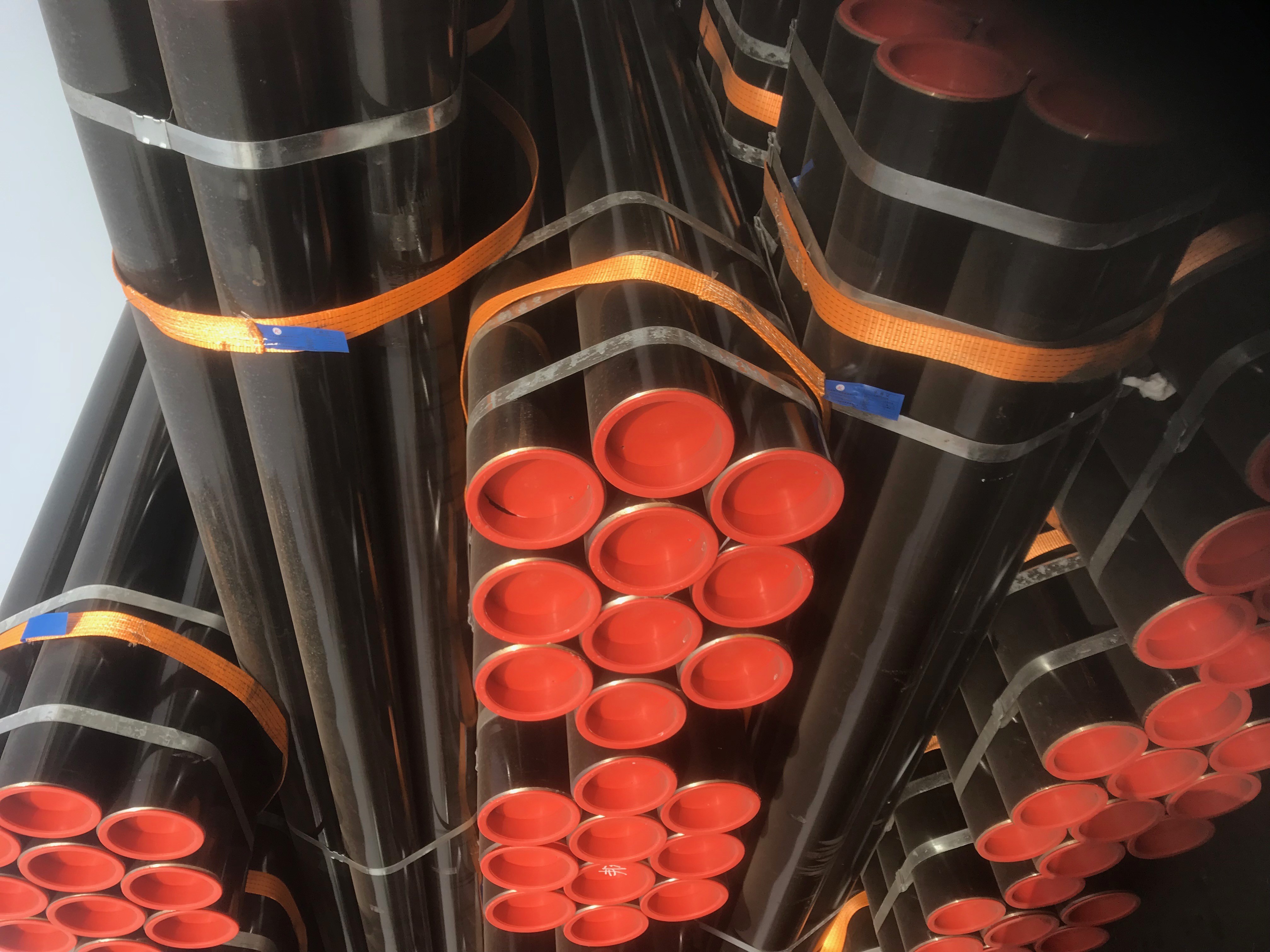 Thickness 20mm Black Coating L12m Erw Steel Tubes For Construction