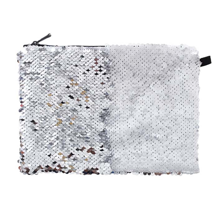 DIY Shiny personalised Sublimation Sequin Makeup Bag For Sublimation Photos Printing