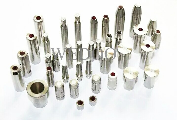Z140 EDM Ruby Pipe Guide 1.5 / 2.0 / 2.5 /3.0 mm Super drilling guide 8 dia body