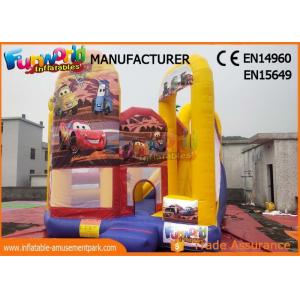 Pvc Inflatable Bouncer Slide / Kids Jumping Castle With Slide