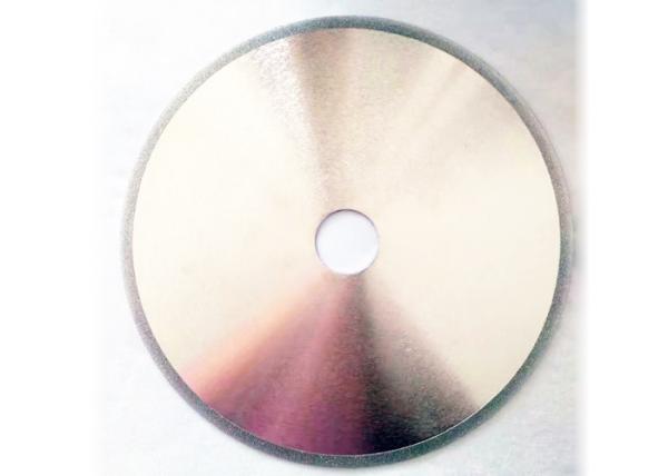Electroplated diamond cutting blade used for cutting asbestos graphite cast iron