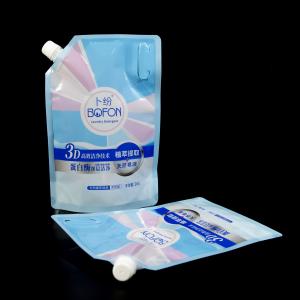 Durable And Convenient Spout Pouch With Handle For Laundry Detergent Packaging