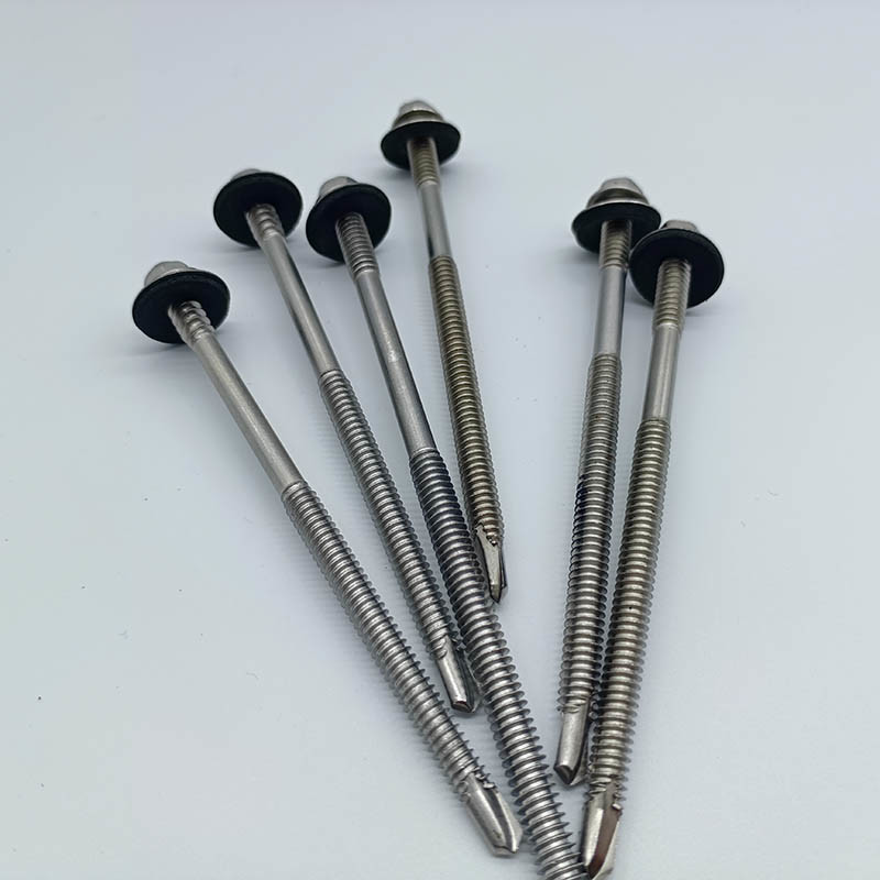 ISO Standard 316+435 Material Hexagon Flange Head Self Drilling Screw