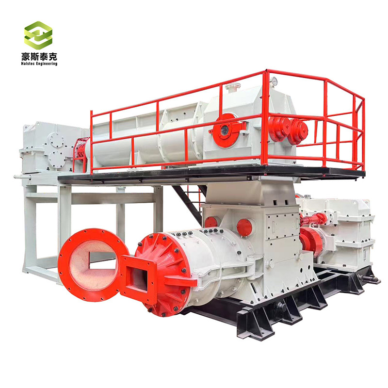 Automatic Vacuum Extruder Brick Machine 35000-45000 Bricks Per Hour For Red Clay Bricks