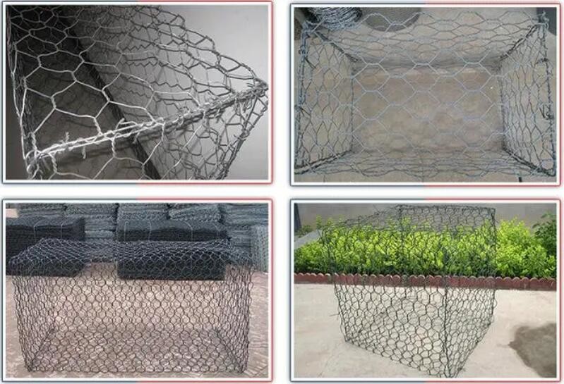 Galvanized Steel 1mx0.5mx0.5m Gabion Wire Mesh Basket For Retaining Walls