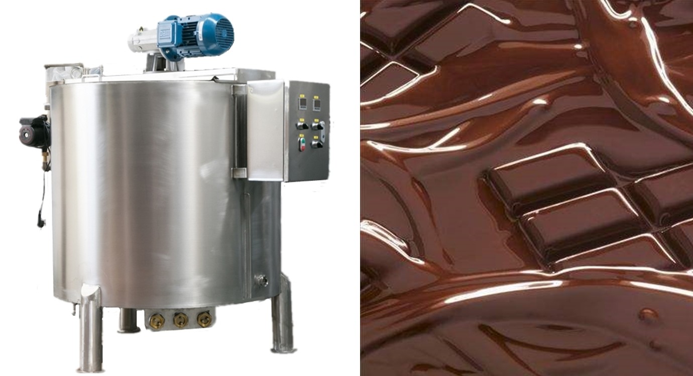 Cocoa Liquor Chocolate Melting Tank 1100 Lbs Capacity