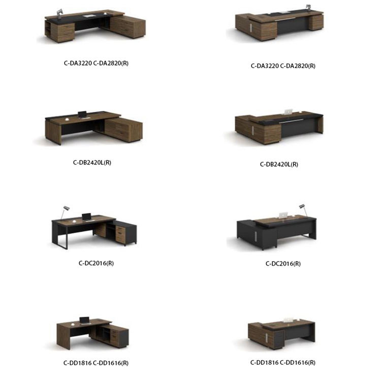 Y Mail Packing Level Melamine E1 Material Luxury Office Furniture for Boss Desks
