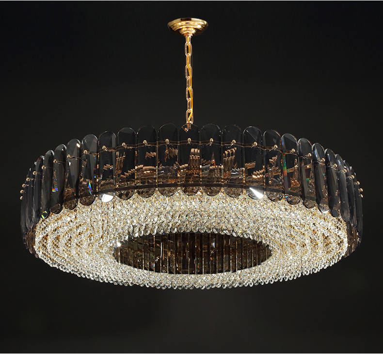 Led Crystal Chandelier For Living Dining Room Round Rectangle lounge lights(WH-CY-224)
