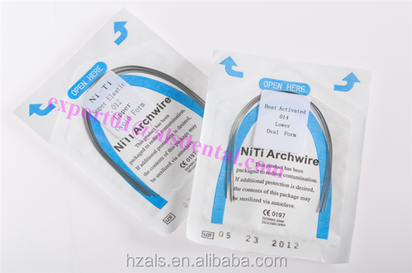 Reverse Curve Stainless Steel Wire for Lingual Bracket in Orthodontic Treatment