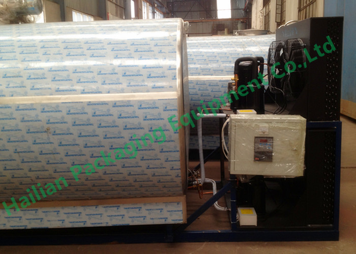 Double Layer Horizontal Milk Storage Tank with Copeland Compressor