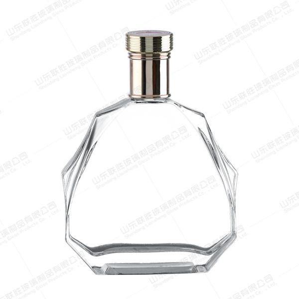 Whiskey Wine Vodka Glass Bottle with Acceptable Customer's Logo and Large