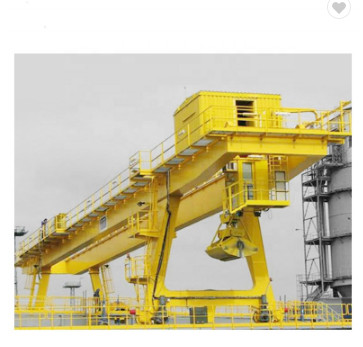 10 tons Truss Type Double Beam Mobile Rail Gantry Crane With Grab