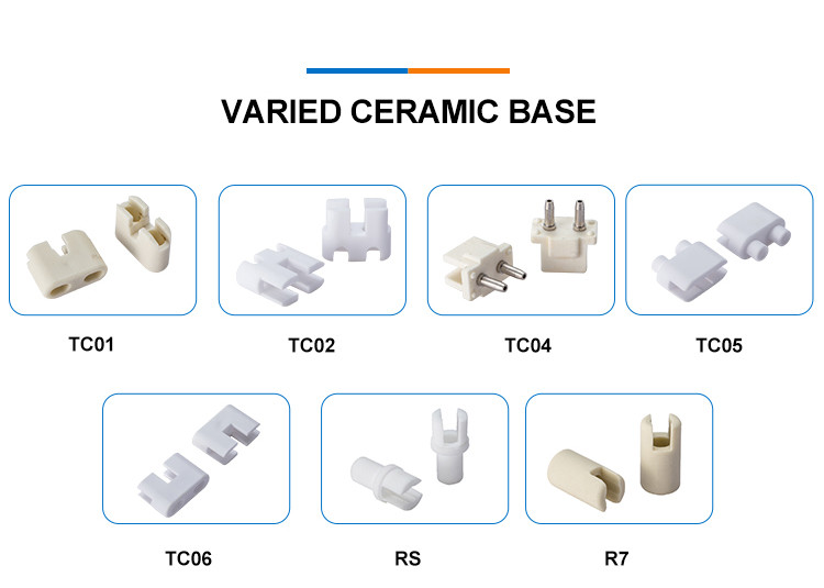 3D L Type Heat Lamp Element White Coating 85 Heat Efficiency
