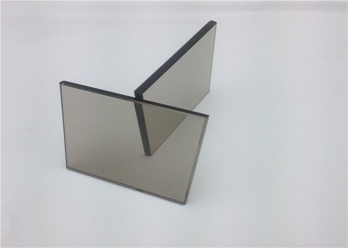 High Transmittance Bronze Float Glass , 2mm - 19mm Thickness Colored Float Glass