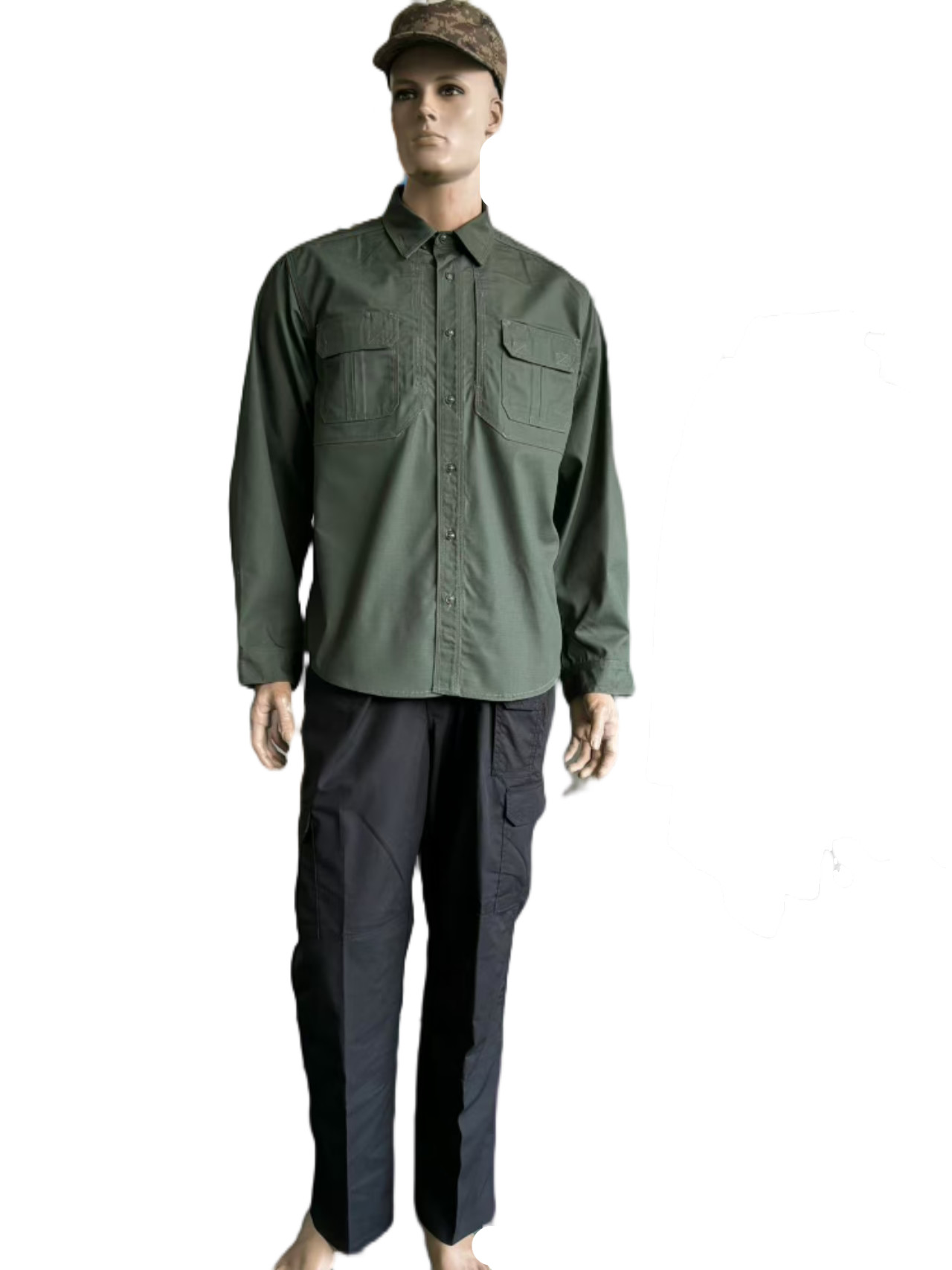 Multiple Pockets Military Shirts Clothing Waterproof And Fireproof For Men