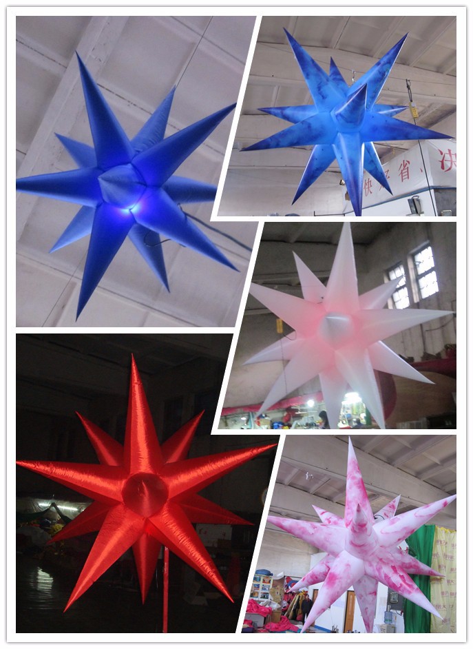 12 legs inflatable stars