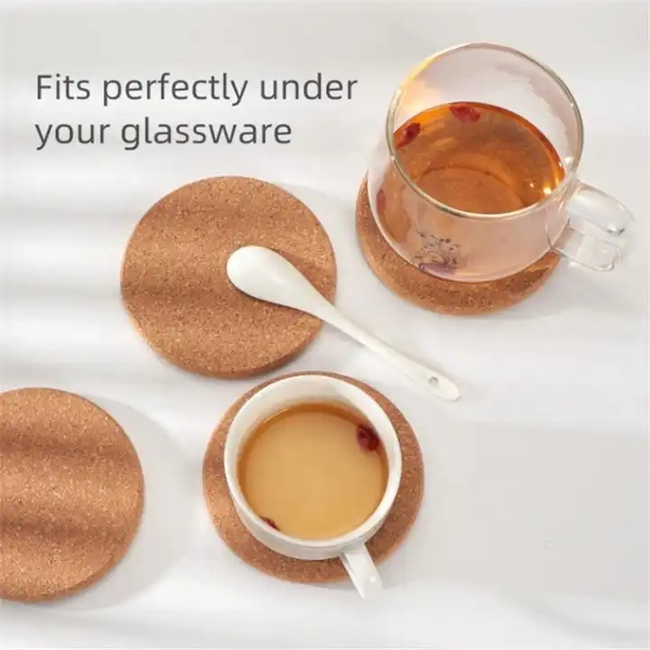 Manufacturers wholesale can customize beautiful practical durable high quality environmental protection cork coaster