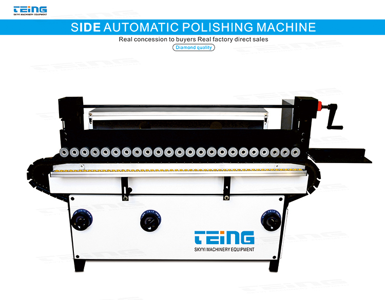 Manufacturing Plant MDF Wood Angle Acrylic Double Side Edge Brush Sanding Polishing Machine