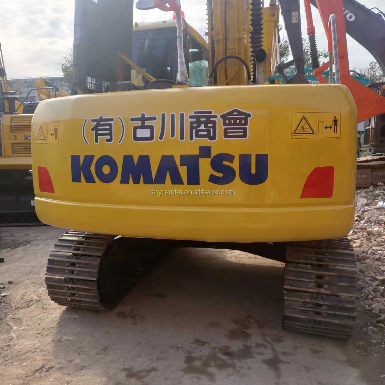 high efficiency 11 ton Used Komatsu pc 110 hydraulic crawler excavator Komatsu PC110-8 low price excavator Japan used
