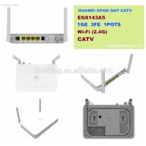 FTTH EchoLife GPON ONT ONU EG8143A5 Catv 2.4G wifi same HG8247H5 HUAWEI CATV ONT