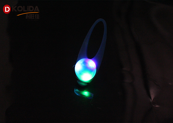 Silicon Safety Flashing Dog LED Light Blinking Light For Dog Collar 3.2x8cm