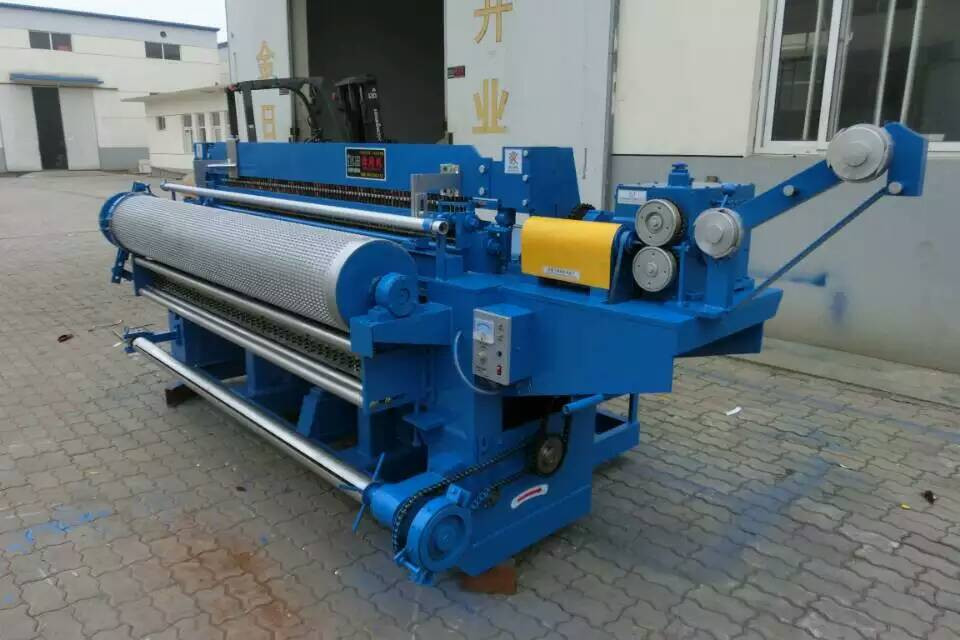0.65mm-2.2mm Full automatic Welded Wire Roller Mesh Machine (mesh size: 1/4′′-8′′)