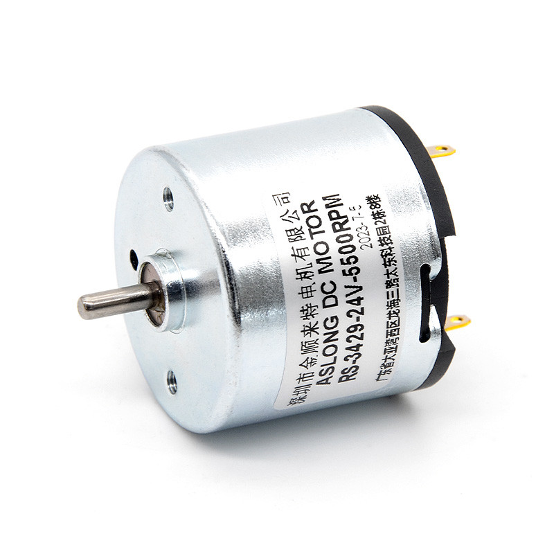 Carbon Brush High Torque Long-Life Motor RS-3429 Mini 12V DC Gear Motors Dc 24v Motor With Gear Box
