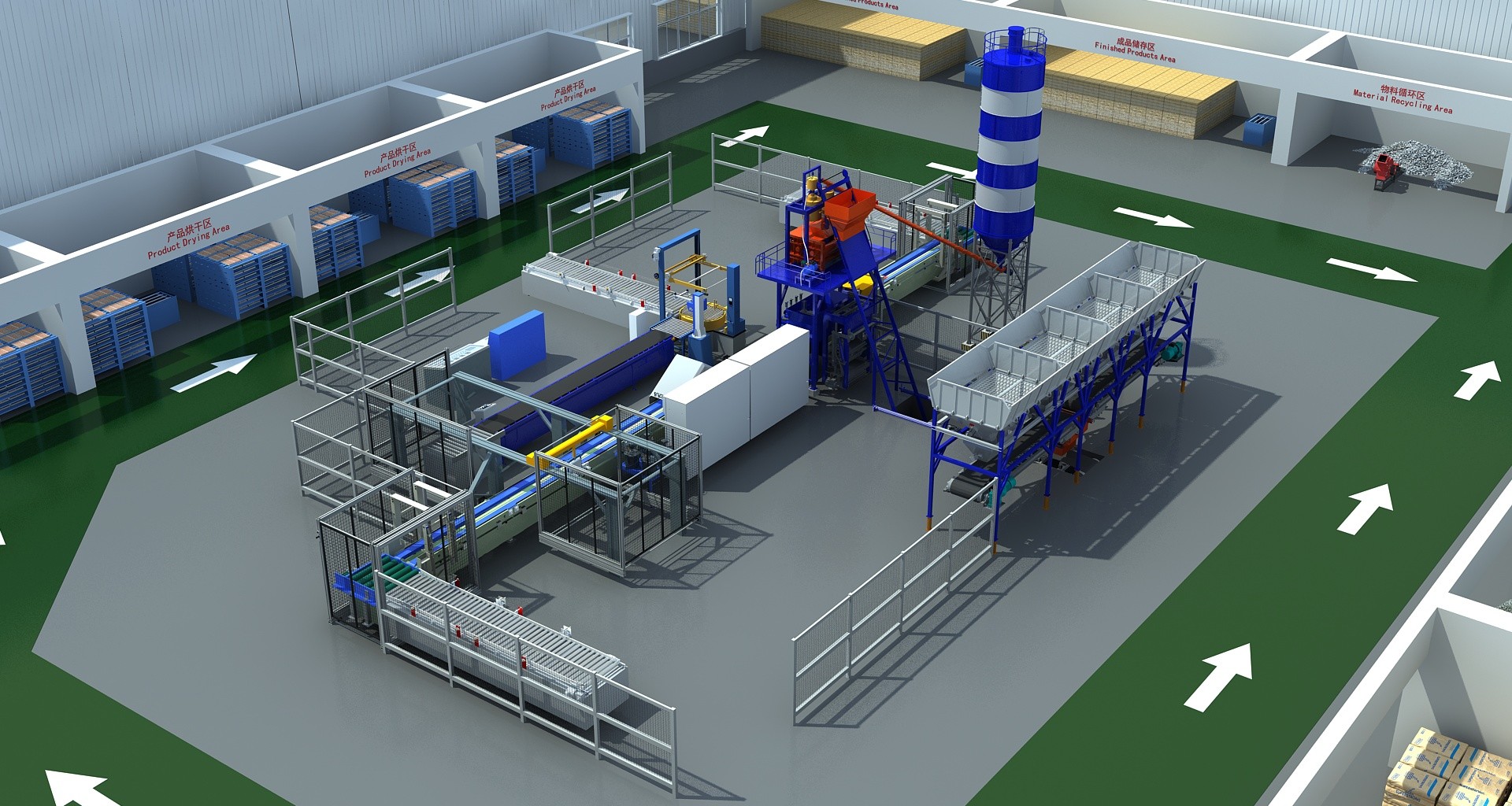 Concrete Casting Wet Doser Machine Culture Feeding Veneer Stone Production Line