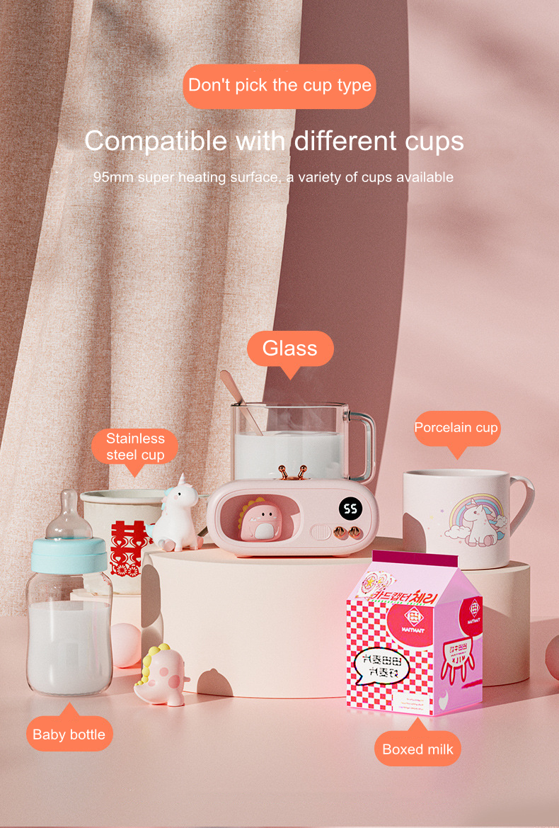 Cup Warmer Heat Beverage Mug Mat Keep Drink Warm Heater Heating Coaster Pad for Coffee Milk Tea 220V 20W