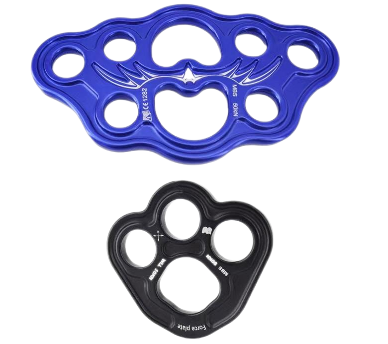 Versatile Multi-Hole Force Distribution Plate Climbing Gear Anchor Point Equipment