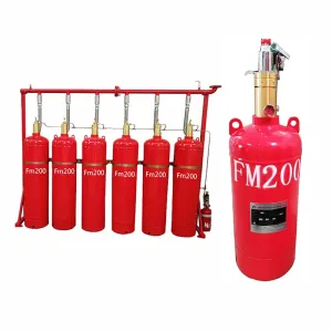 120L FM200 Pipe Network System For Gaseous Fire Suppression Advanced Fire