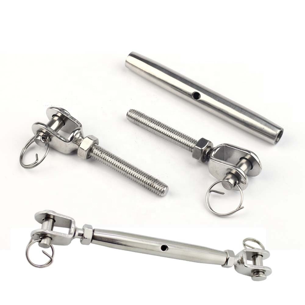 Stainless Steel SS304 SS316 Jaw Swage European Type Turnbuckle for Heavy Duty Marine