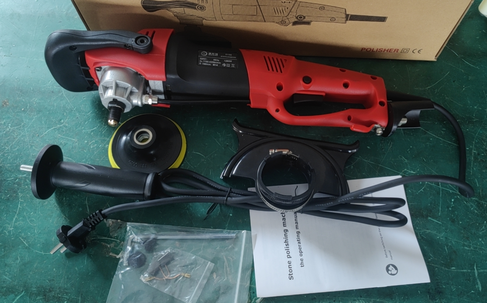 Speed Adjustable Wet Stone Polisher 1200W For Porcelain Ceramic Polishing