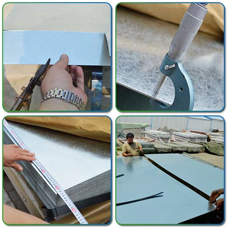 18 Gauge Galvanized Sheet Metal 100mm - 4200mm Flat Galvanised Iron Sheets
