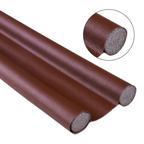 Colored Wooden Door Sound Insulation And Collision Sealing Strips Dust Gasket