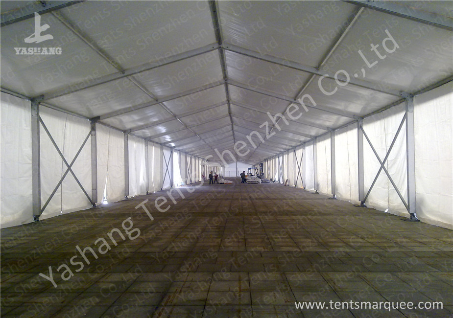 Hard Extruded Stainless Aluminium Frame Marquee 10m Wide Length Extended