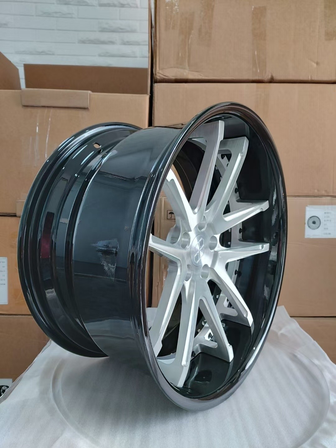 18 Inch forged 6061 T6 ultra-light weight car modification concave wheels rims for cars brushed silver wheel rims