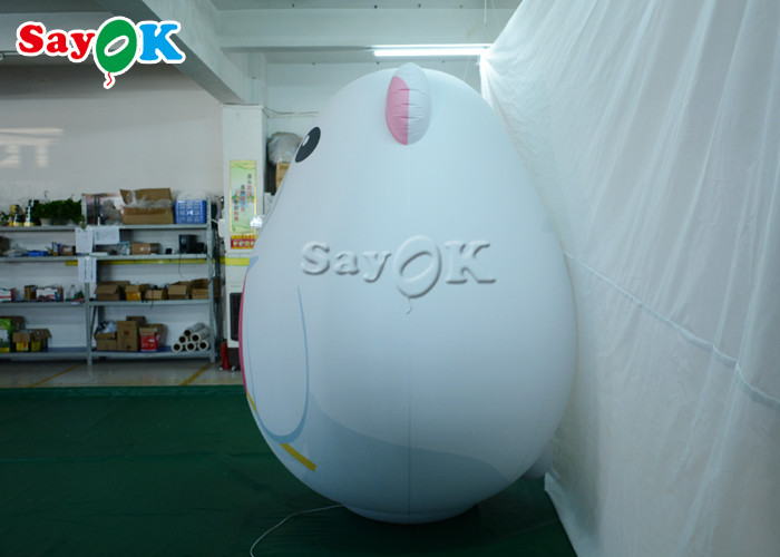 2m Inflatable Holiday Decorations White Cartoon Character Pvc Bear Cartoon