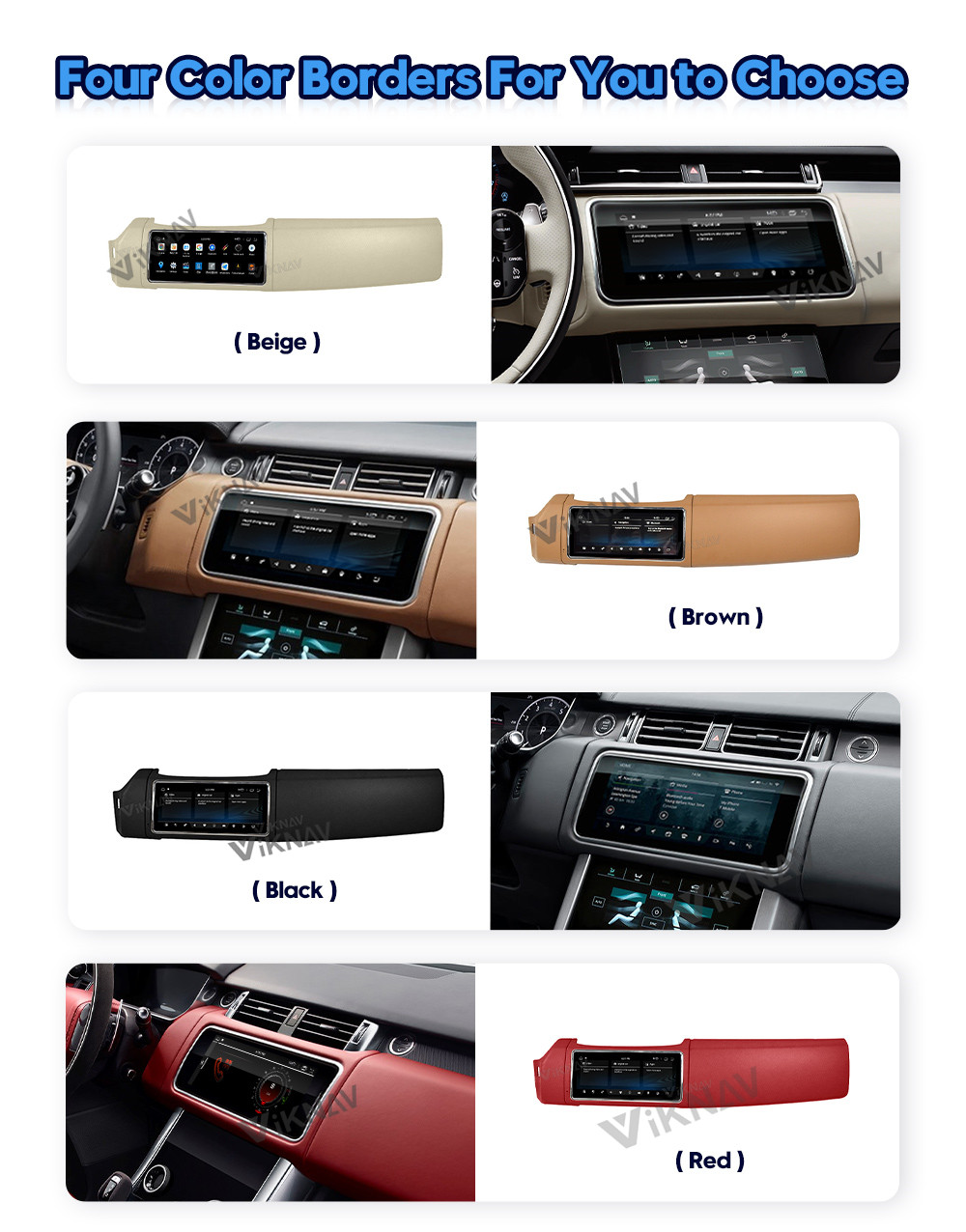 Viknav Car Radio For Land Rover Range Rover Sport L494 (2013-2017) 12.3 inch Rotating GPS Stereo Navigation Multimedia