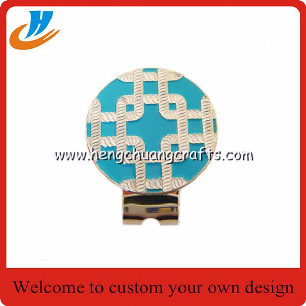 Personalized Hat Clips / Metal Golf Cap Clips/ High quality magnet hat clips